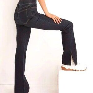 Madewell pull on Skinny Flare Jeans Slit-Hem Edition in Women's Size 29
